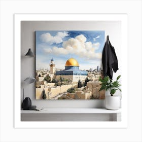 Dome Of The Rock 1 Art Print