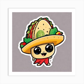 Taco Boy Art Print