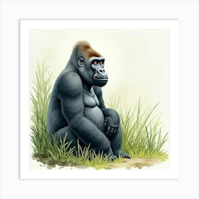 Gorilla Art Print