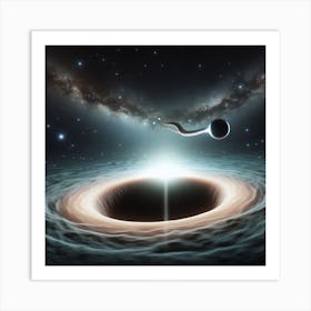 Black Hole Art Print