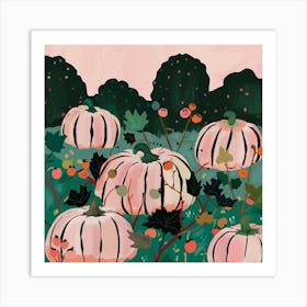 Pumpkin Patch Art Print