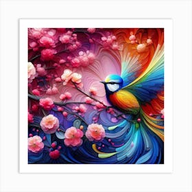 Colorful Bird 5 Art Print