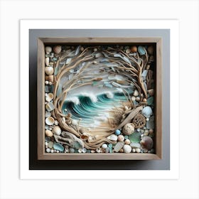 Sea Glass Art 3 Art Print