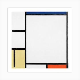Composition With Blue, Red, Yellow, And Black (1922), Piet Mondrian Art Print