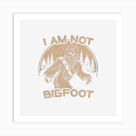 Bigfoot Parody Art Print