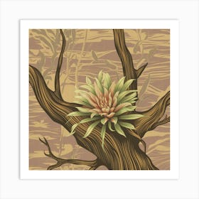 Plant In A Tree Art Print