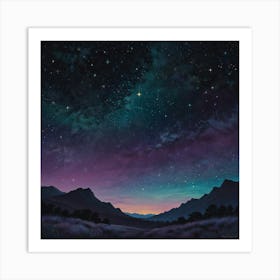 Night Sky 5 Art Print