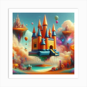 Castle In The Sky 4 Art Print