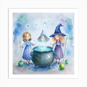 Witches Cauldron Art Print