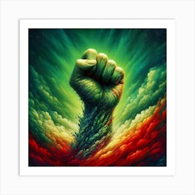 Fist Art Print