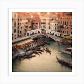 Venice Bridge Art Print