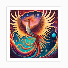 Phoenix Dragon 3 Art Print