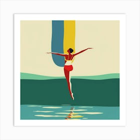 Olympic Swimmer 1 Art Print