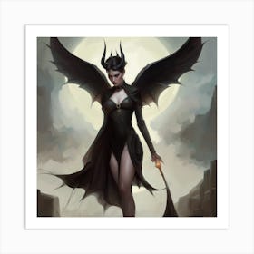 Winged Beauty Art Print