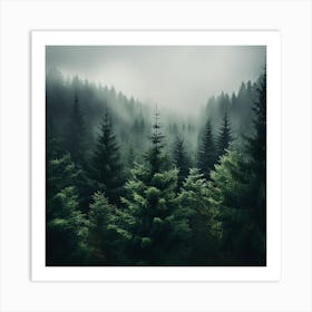 Foggy Forest - city wall art, colorful wall art, home decor, minimal art, modern wall art, wall art, wall decoration, wall print colourful wall art, decor wall art, digital art, digital art download, interior wall art, downloadable art, eclectic wall, fantasy wall art, home decoration, home decor wall, printable art, printable wall art, wall art prints, artistic expression, contemporary, modern art print, Art Print