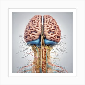 Brain And Nervous System 9 Art Print