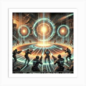 A Depiction Of Riftbreakers Deploying Emp Like Pul Art Print