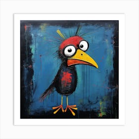 Crazy Parrot 5 Art Print