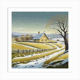 Winter Landscape Art Print