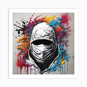 Splatter Painting Art Print