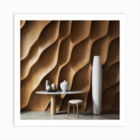 Wavy Wall 21 Art Print