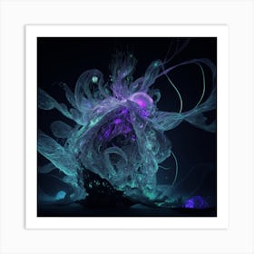 Diffuse Dynamic Colors Art Print