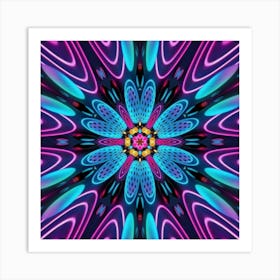 Psychedelic Flower 35 Poster