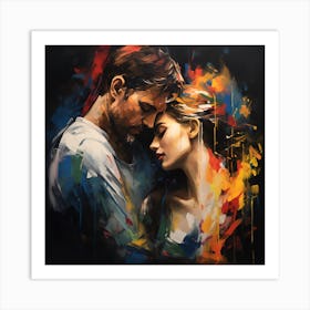 Love Couple Art Print