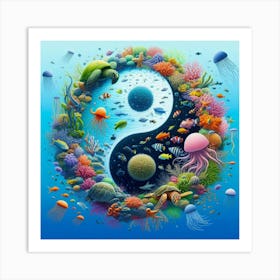 Yin Yang 1 Art Print