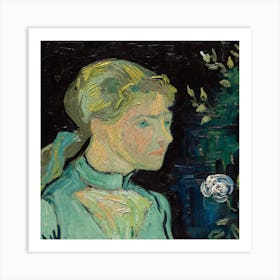 Van Gogh,Portrait Of A Young Woman Art Print