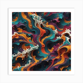 Abstract Painting 207 Art Print