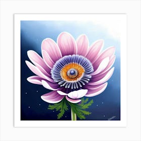 Flower Painting Art Print