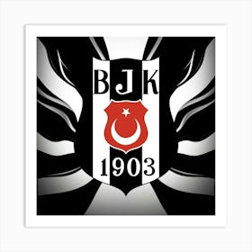 Beşiktaş J.K Logo Wall Art 20 Art Print