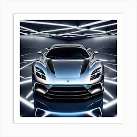 Enzo Sports Car Art Print