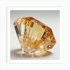 Emerald Cut Diamond Art Print