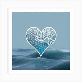 Heart Of The Ocean Art Print