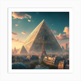 Futuristic Cityscape 7 Art Print