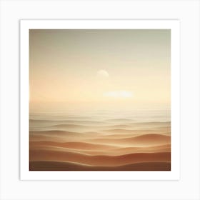 Desert Landscape 4 Art Print