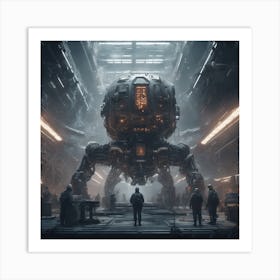 Futuristic City 4 Art Print