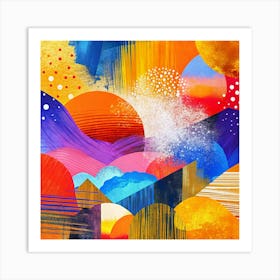 Abstract Painting 138 Art Print