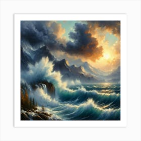 Tempestuous Beauty 2 1 Art Print