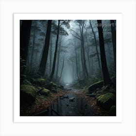 Dark Forest 1 Art Print