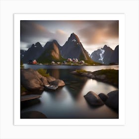 NORWEGIAN FIJORD Art Print