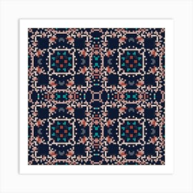 Pixel Pattern 5 Art Print