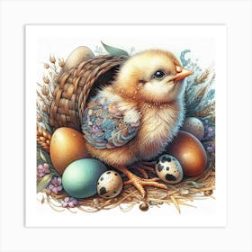 Chick 2 Art Print