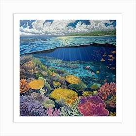 Coral Reef 4 Art Print