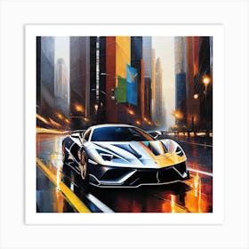 Gt1 car 3 Art Print