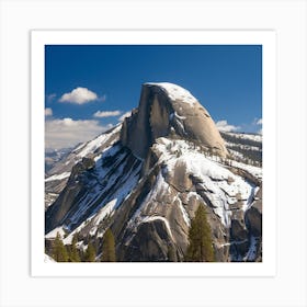 Half Dome - Yosemite National Park Art Print