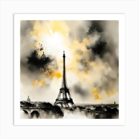 Paris Eiffel Tower 1 Art Print