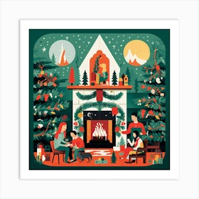 Christmas Card 11 Art Print